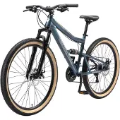 Bikestar Fully MTB Staal XL 27.5 Inch 21 Speed Blauw Unisex