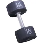 Lifemaxx Ronde PU Dumbbell - Per Stuk - 20 kg