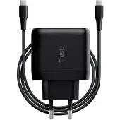 Trust Maxo - Laptoplader - 65 W - USB-C - 2m kabel - Zwart