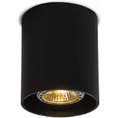 QAZQA Moderne opbouwspot zwart GU10 50mm - Tubo