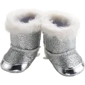 Heless Poppenschoenen Laarzen 38-45 Cm Meisjes Polyester Zilver