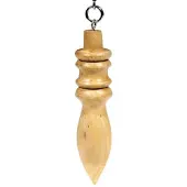 Bahadra Pendel hout - 7 cm