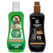 Australian Gold SPF15 met BRONZER + SOOTHING GEL