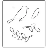 Creativ Company snijmal vogeltjes