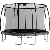 Avyna Trampoline Pro-Line 14 + Royal Class Veiligheidsnet + Ladder Grijs