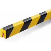 Durable Hoekbeschermingsprofiel E8R, rond, zelfklevend, voor binnen en buiten, uitsparing 8 mm, L 1000 mm, PU schuim, geel/zwart