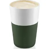 Eva Solo Thermosbeker voor caffé latte 360 ml, set van 2 stuks, smaragdgroen groen, Eva Solo