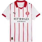 Puma Girona FC 25/26 thuisshirt, Rood/Wit, Maat 7-8Y