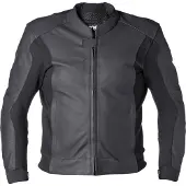 GMS GS-1 Zwarte Leren Motorjas Maat 62