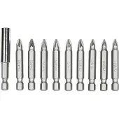 Benson Bitset 50 mm PZ1/PZ2 - Inclusief Bitverlenger - 10-delig