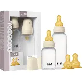 BIBS Baby Zuigfles Set Grow & Flow 150ml/270ml Latex - Ivory 4 St Babyfles