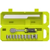 Ryobi RHRS11PC | 11-delige 3/8" ratel en dopsleutelset - 5132006068