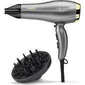BaByliss 5513TE Haardroger - toermalijn-ionische technologie - 2300 W vermogen - Diffuser en concentrator meegeleverd