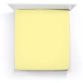 Bella Donna Jersey La Piccola Topperhoeslaken 160x190-200 cm lichtgeel-0091