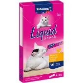 Vitakraft Liquid Snack - kip - 11x6 stuks (66 stuks) 66x15 gram