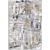 Elle Decoration Vloerkleed Malard - Grijs/Geel 200 x 290 cm