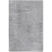 Elle Decoration Vloerkleed Chappe - Lichtgrijs 120 x 170 cm