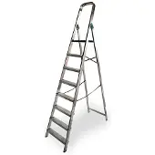 EDM Aluminium Trapje 8 Treden