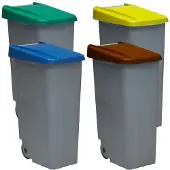 Denox Pack Closed Recyclebak 110l 4 Eenheden