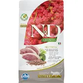 Farmina Quinoa voeding voor de gecastreerde kat Eend 1,5 kg