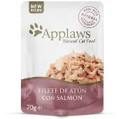 Applaws Tonijn-en Zalmfiletgelatine 16x70g Natvoer Voor Katten