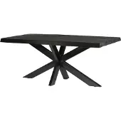 LivingFurn Norris eettafel spiderpoot 180x90x76cm