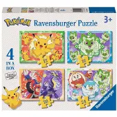Ravensburger Pokemon 4-in-1 puzzel Karton Puzzel