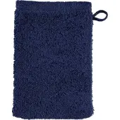 Cawö Washandje Lifestyle Uni Navy (Set van 6)