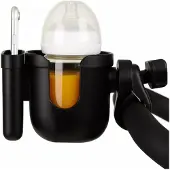 Kruzzel 2in1 fles- en telefoonhouder voor kinderwagen – universeel en draaibaar