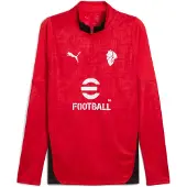 Puma AC Milan Trainingstrui 1/4-Zip 2025-2026 Rood Zwart Wit