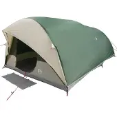 vidaXL Tunnel tent 10-persoons Waterdicht Groen taft