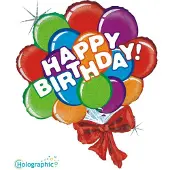 Betallic Birthday Balloon Bouquet XL Folieballon, 29 inch (74 cm)