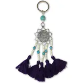 Ruben Robijn X Ibiza sleutelhanger - Flower of life - paars