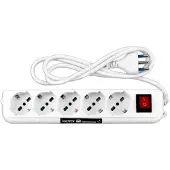 Vultech MU-01, 1,5 meter, voor binnen gebruik, Type F, Type L, recht, ABS kunststof