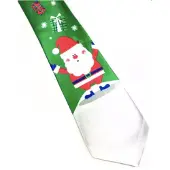 Charme Bijoux Stropdas -Kerstman- Kerst- groen-