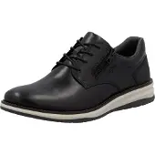 Rieker Veterschoen 'Schnürschuh Herren 14706 00 Glattleder in schwarz' zwart