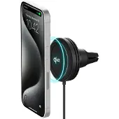 IOttie Velox Mini Qi2 MagSafe Autohouder + Draadloze Oplader Vent Autohouder
