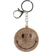 Clayre & Eef Sleutelhanger 6x2x13 cm Goudkleurig Synthetisch