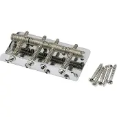 Fender Pure Vintage Bass Bridge Assembly Nickel / Chrome