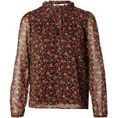 ONLY Blouse 'ONLDITSY' lila / oranje / lichtrood / zwart