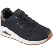 SKECHERS Veterschoen 'Uno - Jungle Nite' lichtbruin / zwart
