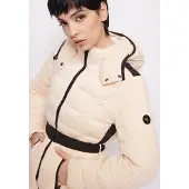 Gaudi - Long Nylon Down Jacket Macadamia - Maat : 48