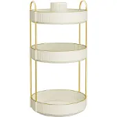 Songmics Make-up organizer roterend cadeau-idee wolk wit