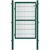 Songmics Gegalvaniseerd stalen tuinpoort met slot, Donkergroen