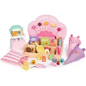 Tender Leaf Toys Playing - Snoepwinkel Sweetie Picnic Mix - 29X21,50X24Cm - Met Accessoires - 3 Jaar