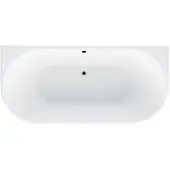 Xenz Milan 170x75 half-vrijstaand bad, wit zonder afvoer