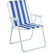 Sans marque Chair foldable blue