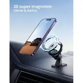 JOYROOM MagSafe Auto Telefoonhouder – Dashboard Houder – 360° Draaibaar – Universeel – Sterke Magneet – Zwart