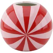 House Vitamin Vase flower vase swirl red/pink 20x20x17cm