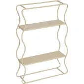 Atmosphera Judy Metalen Wandrek - 40x12xH58cm - Beige